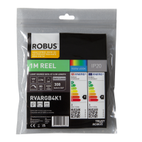 VEGAS EXPRESS 12V 14W/M RGBW+840 610LM W12MM IP20 1M KAABLIGA 1M-RULL LED RIBA