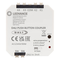 DALI-2 PUSH BUTTON COUPLER COUPLER DALI-2