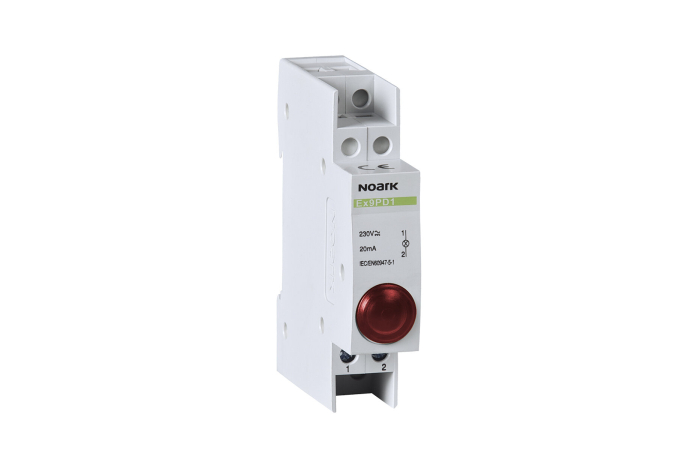 NOARK EX9PD1R 230V AC/DC LED-SIGNAALLAMP. PUNANE