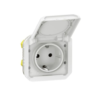 069640L PISTIKUPESA SISU IP55 VALGE PLEXO