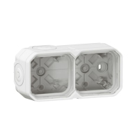 069690L 2-NE PINDPAIGALDUSKARP HORISONT./VERTIKAALNE IP55 VALGE PLEXO