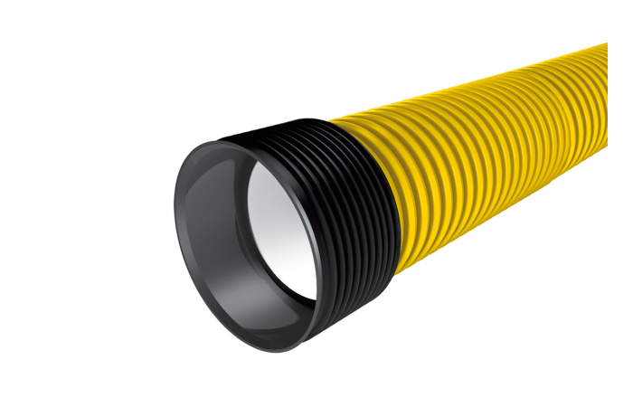 160MM 6M 1250N KOLLANE KORRUGEERITUD KAABLIKAITSETORU