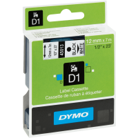 DYMO PRINTERILINT 12MMX7M MUST VALGEL