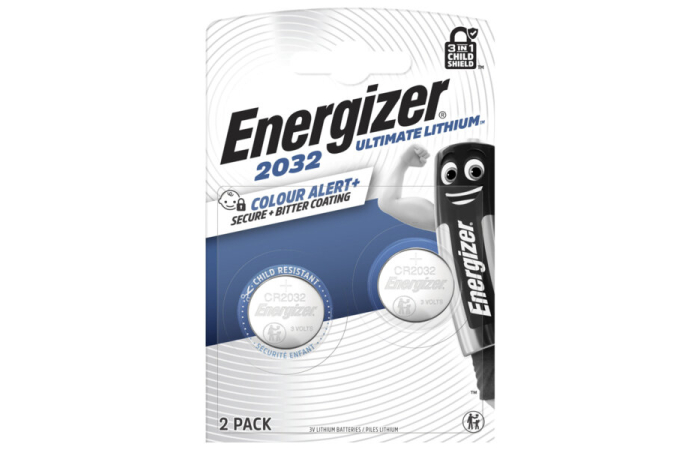 ENERGIZER ULTIMATE LITHIUM PATAREI CR2032 2TK/PKK