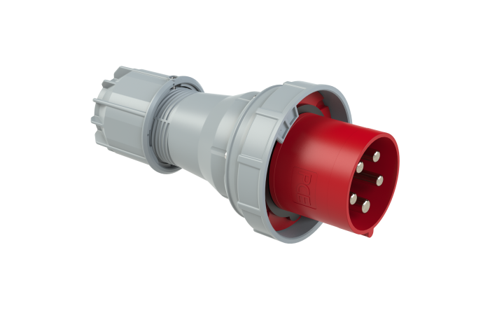 045-6 JÄTKUPISTIK 125A. 3P+N+E. 380-415V. IP67