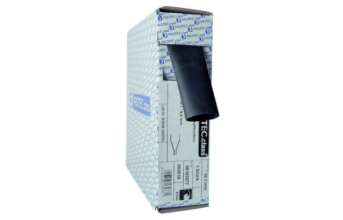 PROTEC PSB-SW64 TERMOKAHANEV TORU MUST 6.4MM-3.2MM 10M