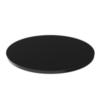 POSTI JALG HALL RAL 9006 Ø345MM 8KG MUST