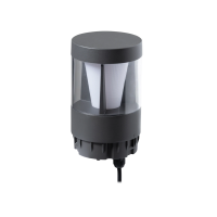GUIDELUX CONE FLAT 10/15W/830/840 780/1120LM IP65 IK10 TUMEHALL POLLARVALGUSTI PEA