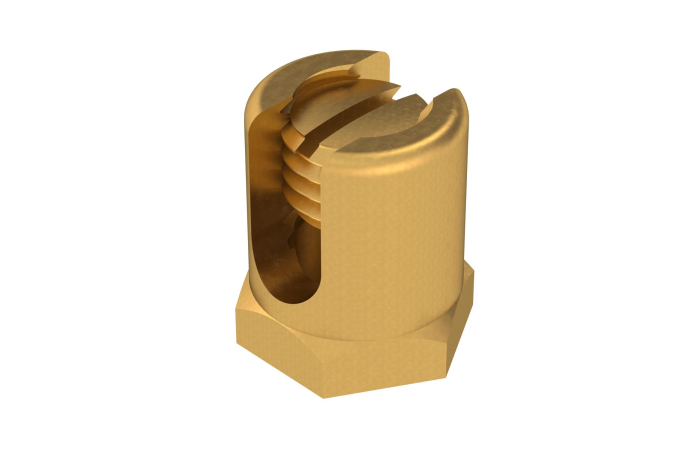 6404006 MAANDUSKRUVI KINNITUSKEERMEGA M6 25MM CUZN BK. B 33020