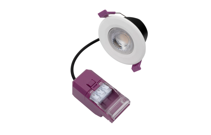 TRIUMPH EXPRESS TILT CCT4 4/6W/830/840/850/865 430/640LM 60DEG D90/70 H36 IP65 TULEKINDEL VALGE SUUNATAV DOWNLIGHT