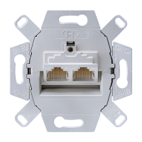 JUNG UAE8-8UPO K6 2XRJ45 PESA CAT6 FTP JUNG