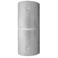 JAP-J40 ALUMIINIUMTORU JÄTKUMUHV Ø 40MM