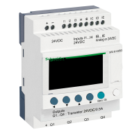 SR2B122BD LOOGIKARELEE 24VDC 12 I/O ZELIO SCHNEIDER