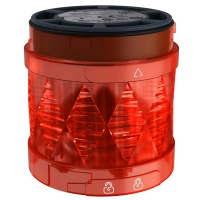 XVU VALGUSTORNI MOODUL PUNANE LED VILKUV Ø60mm IP65 24V AC/DC