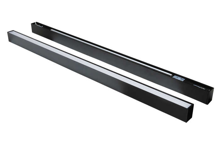 HORIZON 40W CCT3 830/840/857 3900/4210/3980LM DIR L1410 W50 H73 MUST RIPP./PINNAPEALNE VALGUSTI