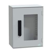 NSYPLM43TVG SEINAPAIGALDUSEGA KILP POLÜESTER MONOPLOKK IP66 430X330X200MM 3P.LOCK KLAASUKS