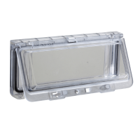 NSYVA274MA PLAST LUUK HINGEDEGA LÄBIPAISTVA KAANEGA IP65 L78XW95XD25MM