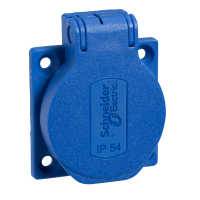 PKN51B PRATIKA PISTIKUPESA SININE 2P + E 10/16A 250V FRA IP54 SÜVIS TAGA