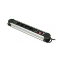 22004 PIKENDUSJUHE ALUMIINIUM KORPUSES 1.5M 4 PESA + 2 USB+ ÜLEPINGEKAITSE