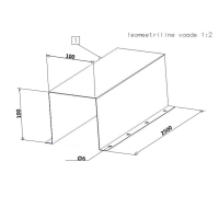 LKK1010 KAABLIKATE 100x100x2500 METALLIST KANDILINE