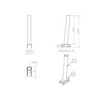 VVKM L-1000 1M 5KRAADI LISAKONSOOL KOONUSMASTILE