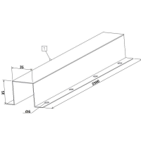 LKK3535 KAABLIKATE 35X35X2500 METALLIST KANDILINE