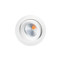 JUNISTAR ECO ISOSAFE 7W/930 550LM 42DEG DIM D90/68 H40 IP44 VALGE SUUNATAV DOWNLIGHT