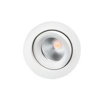 JUNISTAR LUX ISOSAFE 8W/930 560LM DIM 42DEG D94/83 H54 IP44 IN/OUT VALGE SUUNATAV DOWNLIGHT