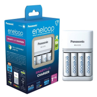 PANASONIC ENELOOP BQ-CC55E KIIRLAADIJA +AKU 4XAA