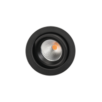 JUNISTAR ECO ISOSAFE 6W/930 520LM 42DEG D90/68 H40 IP44 MUST SUUNATAV DOWNLIGHT
