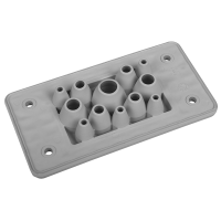 MH 10 F 12-1 IP65 RAL 7035 HALL MULTILÄBIVIIK UL94 V-0