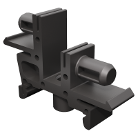 BB4 MUST. N/PE LATI ADAPTER DIN-LIISTULE FOR 35MM2 ÜHENDUSLATT KRUVIDEGA (PRONKS)