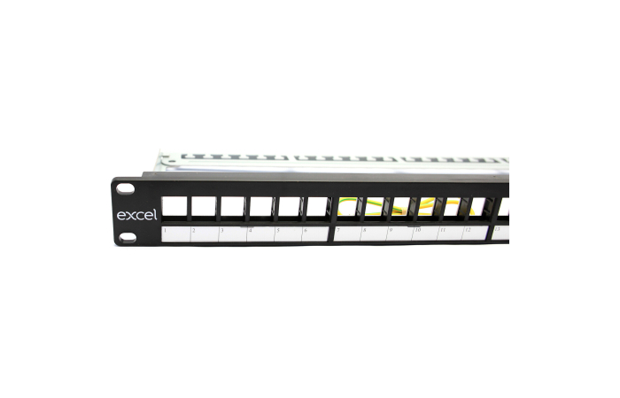 100-095 EXCEL 24-PORT TÜHI PANEEL KEYSTON RAAM MUST