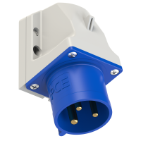 523-6 PINNAPEALNE JÕUPISTIK 32A 3P 6H IP44 PCE