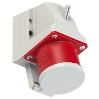 525-6D PINNAPEALNE JÕUPISTIK KAANEGA 32A 3P+N+PE 380-415V IP44