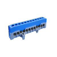 POLLMANN NULL-LATT DIN LIISTULE N 12X16MM² SININE ISOL.