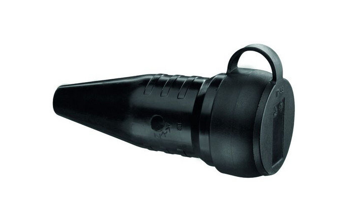 PROTEC PVGK 18 KUMMI PISTIKUPESA KAANEGA MUST IP44
