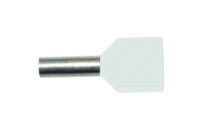 PROTEC PAEH 050D/8 ISOL.HÜLSS 2X0.5MM².8MM. VALGE