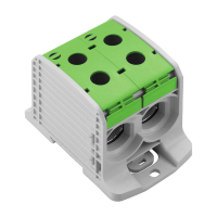 WPD 232 2X185/2X185 GN AL/CU ROHELINE ÜLEMINEKUKLEMM 1 POOLUS 4 LÕPUPUNKTI