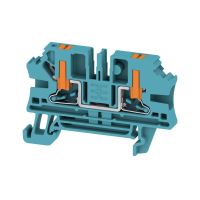 AL2C 4 BL RIVIKLEMM PUSH-IN SININE KÜLGSISEND/-VÄLJUND A-SEERIA