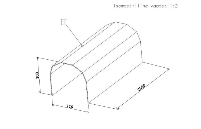 UKK1010M2.5  KAABLIKATE 100MM