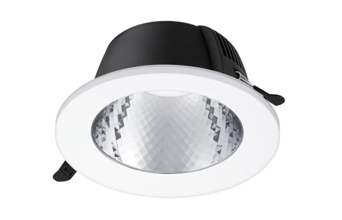 DN070B LED24/840 24W 2400LM 60DEG UGR19 D225/200 H100 RD IP54 VALGE DOWNLIGHT