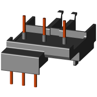 3RA1921-1DA00 LINK (LATTÜHENDUS) MOOTORIKAITSE 3RV2 S00 - KONTAKTOR 3RT2 S00. AC/DC