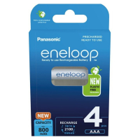 PANASONIC ENELOOP BK-4MCDE/4BE AAA AKU 4-PAKK 800mAh