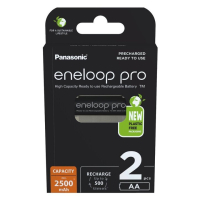 PANASONIC ENELOOP PRO BK-3HCDE/2BE AA AKU 2-PAKK 2500mAh