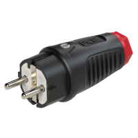 0511-SR JÄTKUPISTIK 16A 250V IP54 MUST/PUNANE