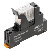 DRI RELEE+KRUVI SOKKEL +KLAMBER 1CO 110 VDC 10 A LED+DIOOD D-SEERIA