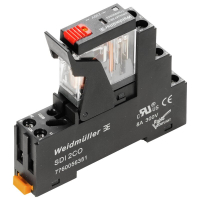 DRI RELEE+KRUVI SOKKEL+KLAMBER 2CO 230 VAC 5 A LED+TESTNUPP D-SEERIA