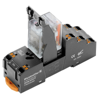 DRM RELEE+ PUSH IN SOKKEL+KLAMBER 2CO 24 VAC 10 A LED D-SEERIA