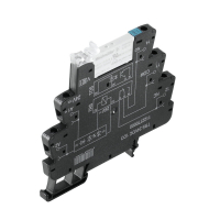 TRS RELEE+SOKKEL KRUVI 1CO AGSNO KONTAKTID 12VDC+ NIMIVOOL 6A LED TERM-SEERIA